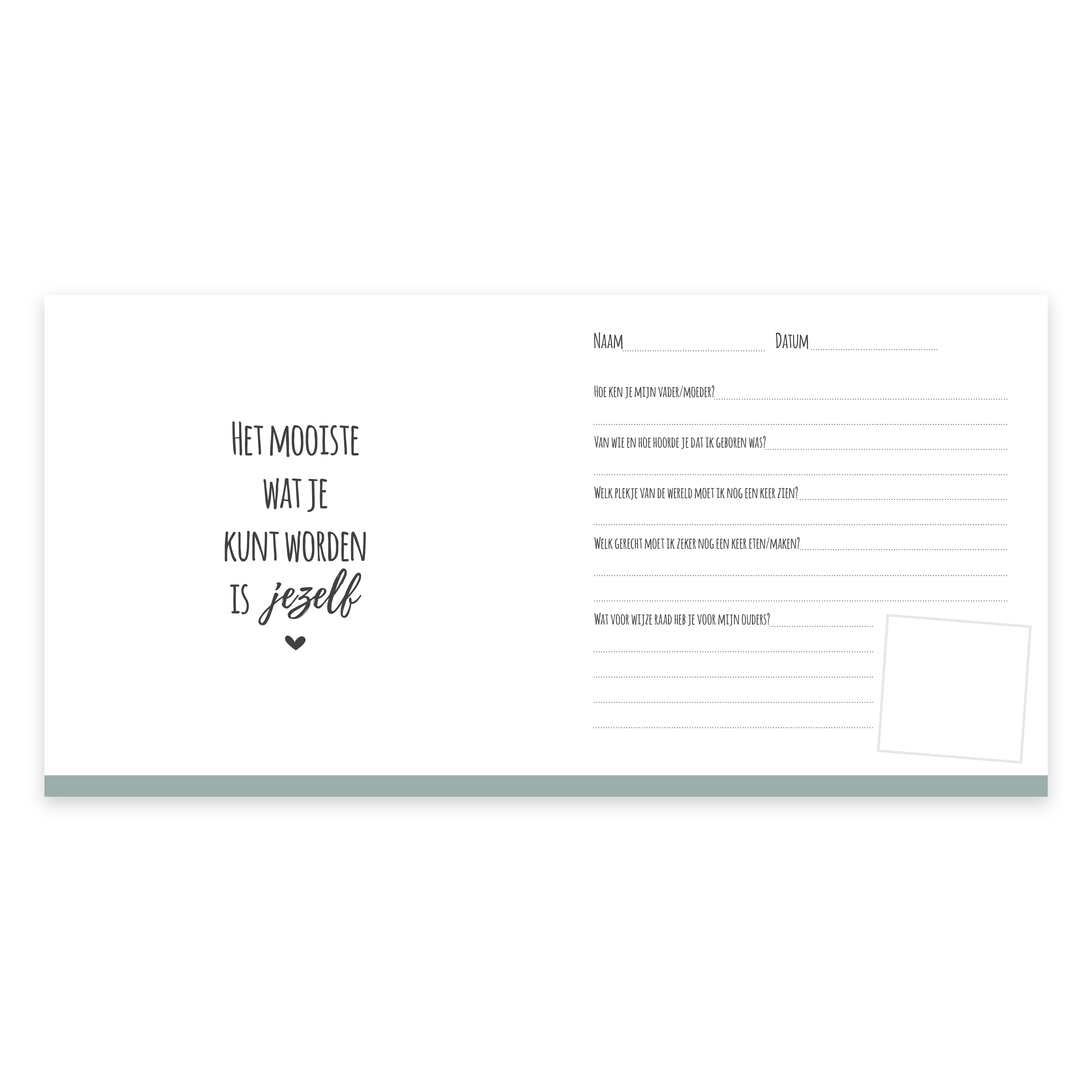 Kraambezoekboek | regenboog blauw - Afbeelding 8