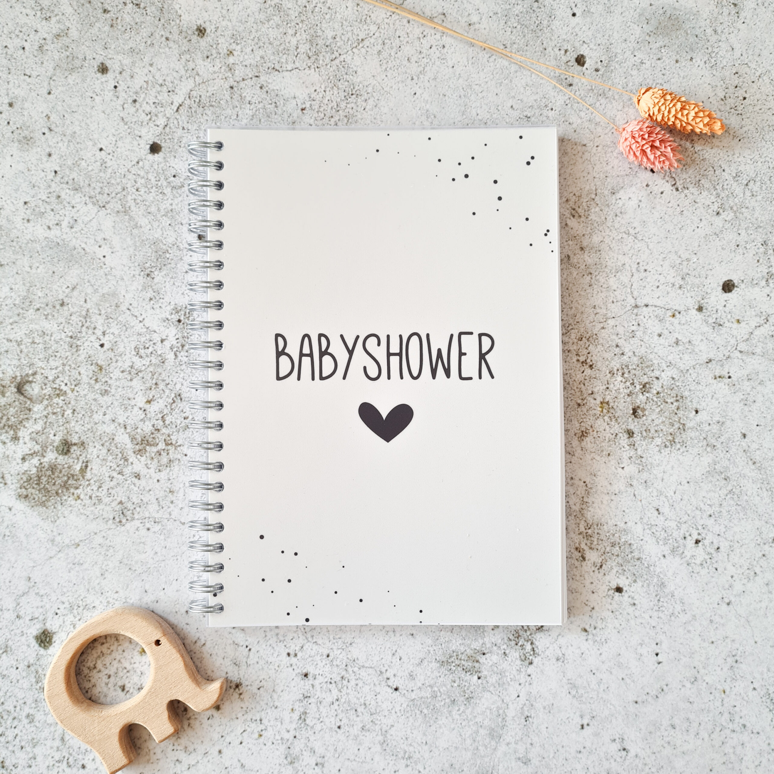 Babyshower invulboek | zwart wit - Afbeelding 2