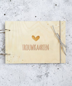 Trouwkaarten hartje