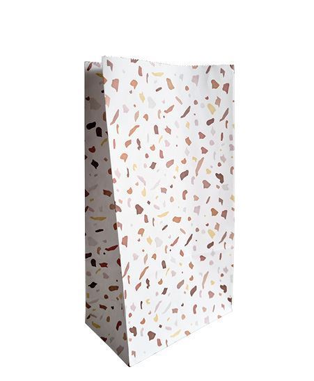 Cadeauzakje - terrazzo- 5 stuks