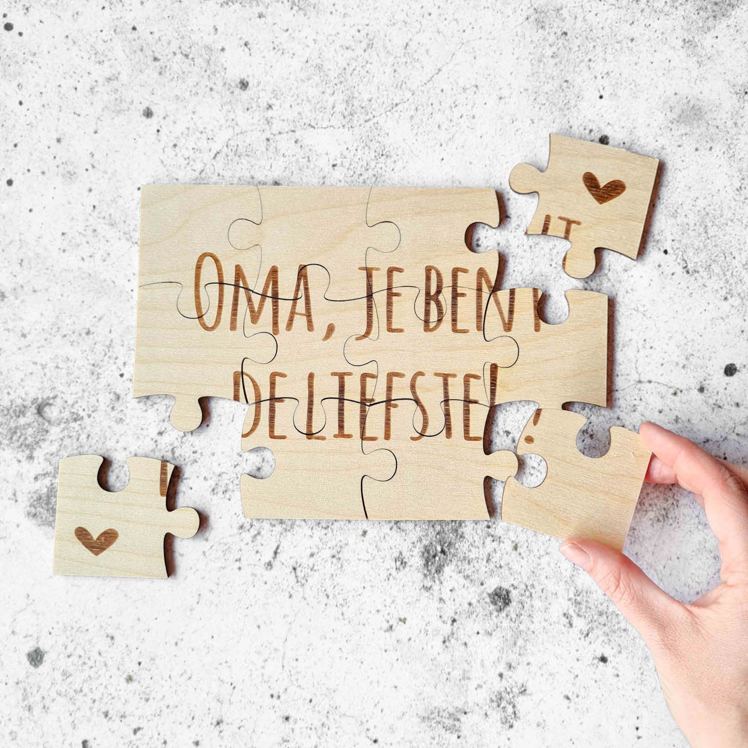 Oma, je bent de liefste! | puzzel - Afbeelding 2