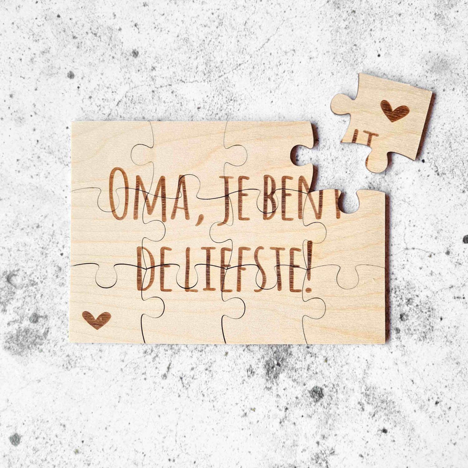 Oma, je bent de liefste! | puzzel - Afbeelding 4